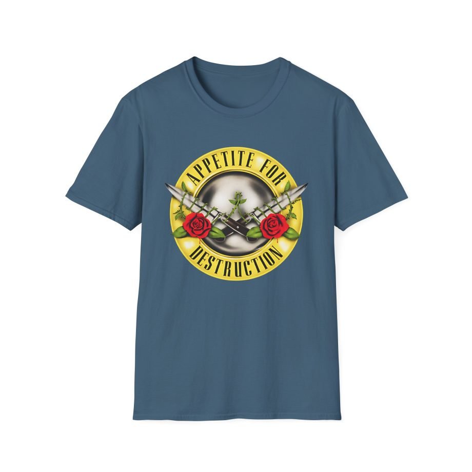 Guns N Roses Appetite for Destruction Knives Unisex Softstyle T-Shirt