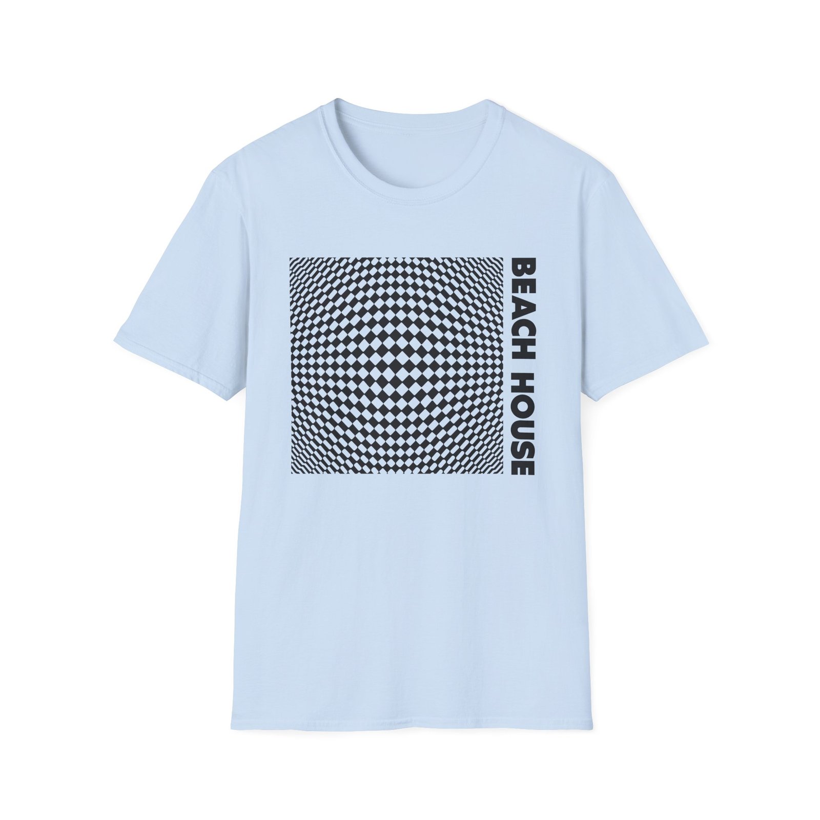 Beach House 7 Op Art Unisex Softstyle T-Shirt