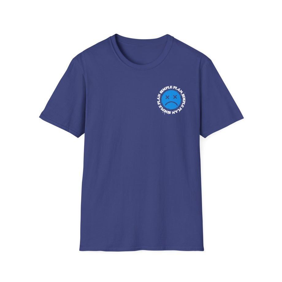 Simple Plan Sad Face Unisex Softstyle T-Shirt