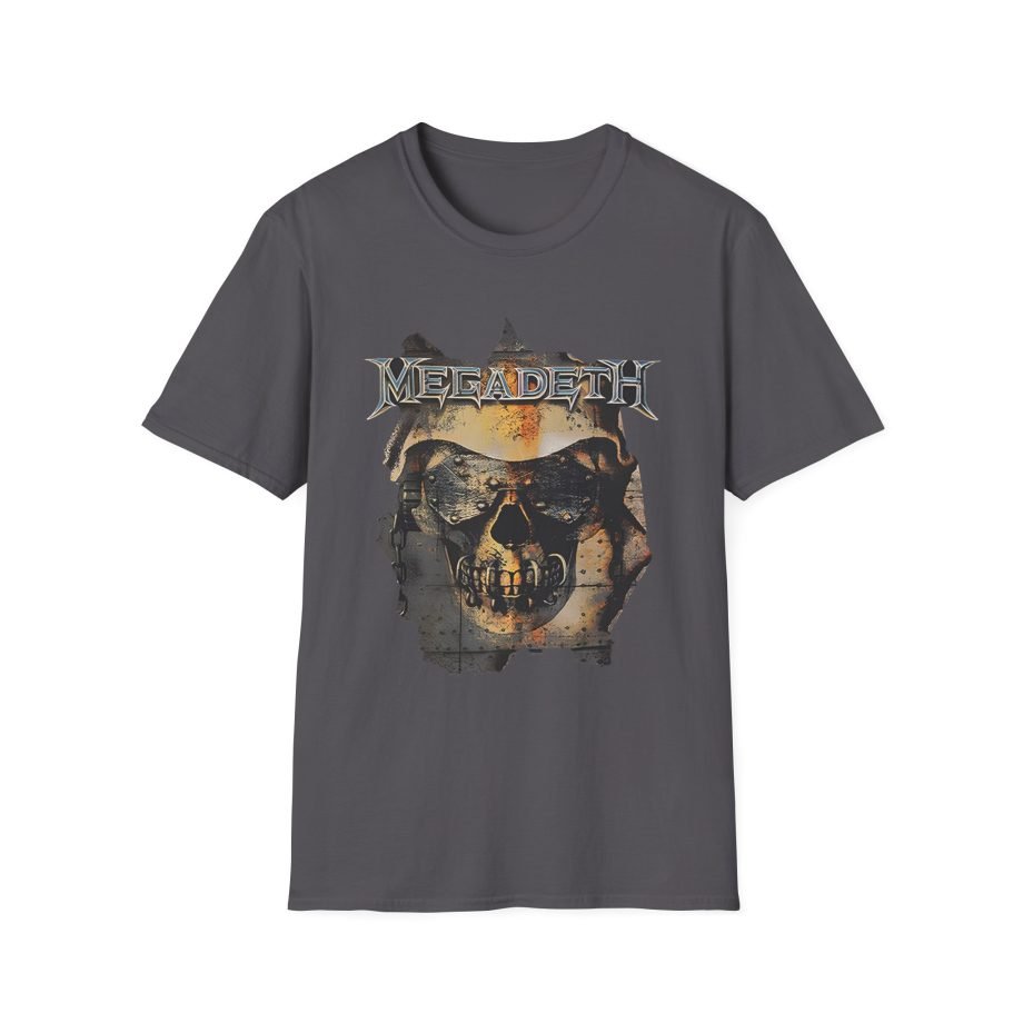 Megadeth Youthanasia Ripped Vic Unisex Softstyle T-Shirt