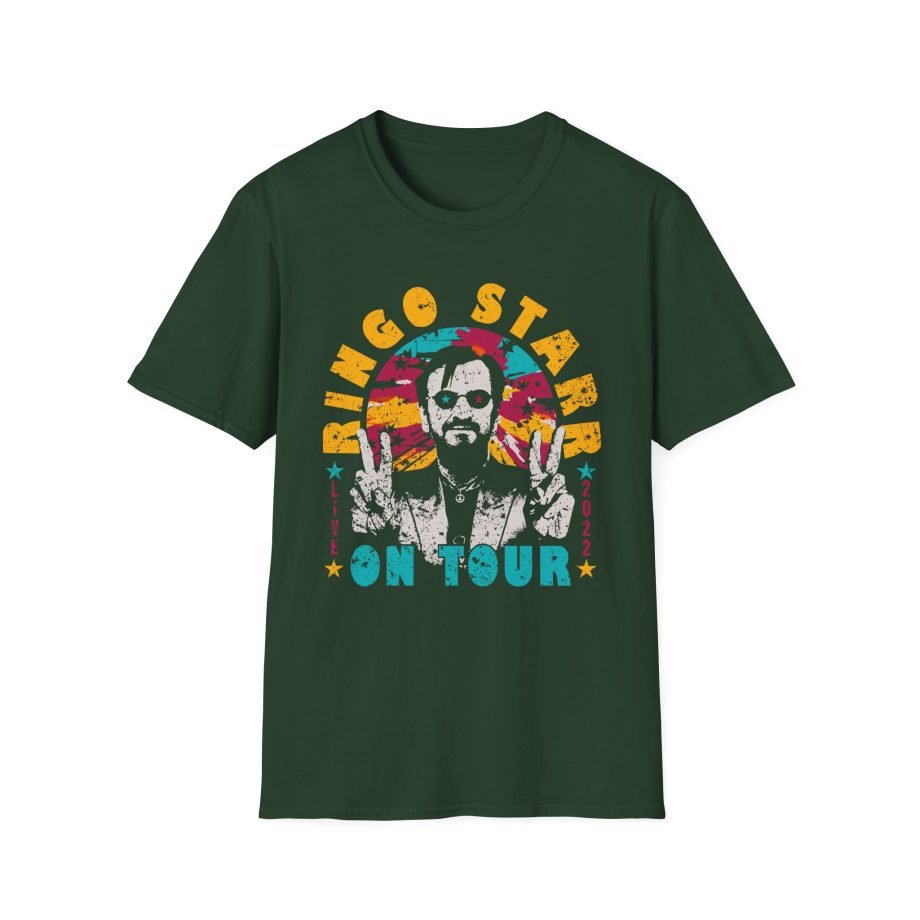 Ringo Starr Ringo on Tour Photo Unisex Softstyle T-Shirt