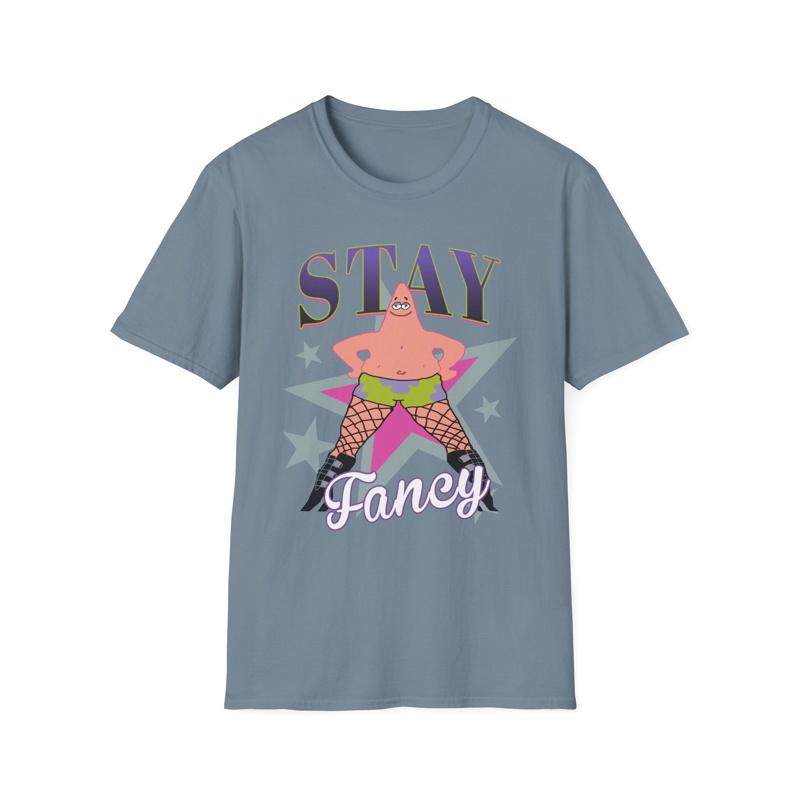 Spongebob Stay Fancy Unisex Softstyle T-Shirt