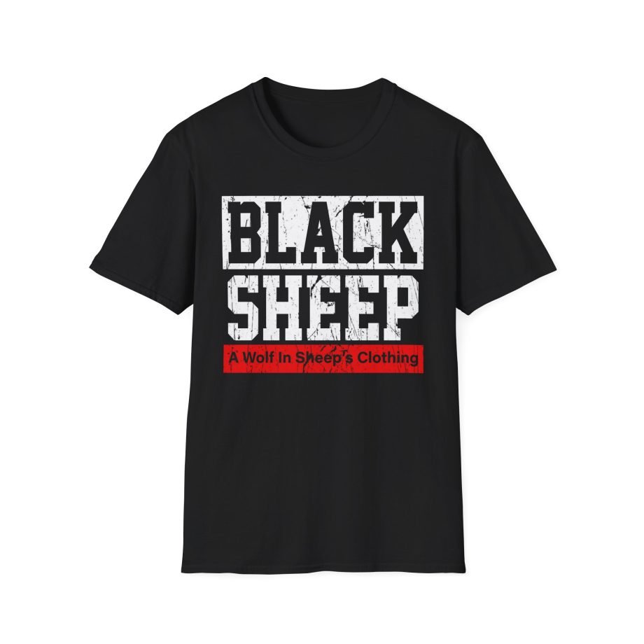 Black Sheep Wolf In Sheep's Unisex Softstyle T-Shirt