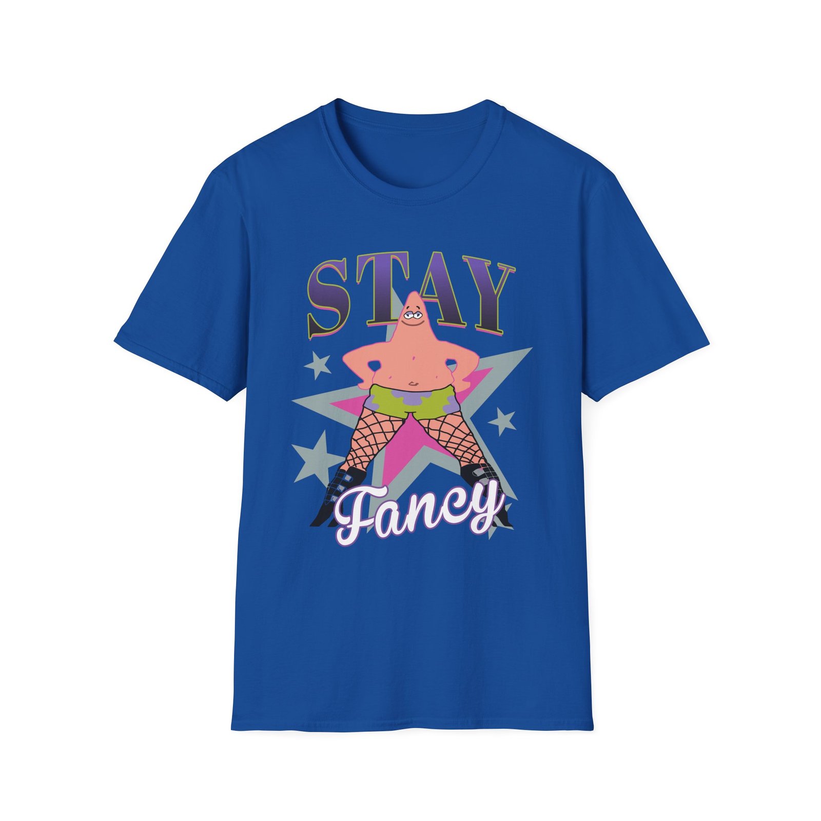 Spongebob Stay Fancy Unisex Softstyle T-Shirt