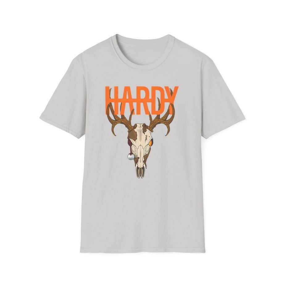 Hardy Deer Skull Unisex Softstyle T-Shirt
