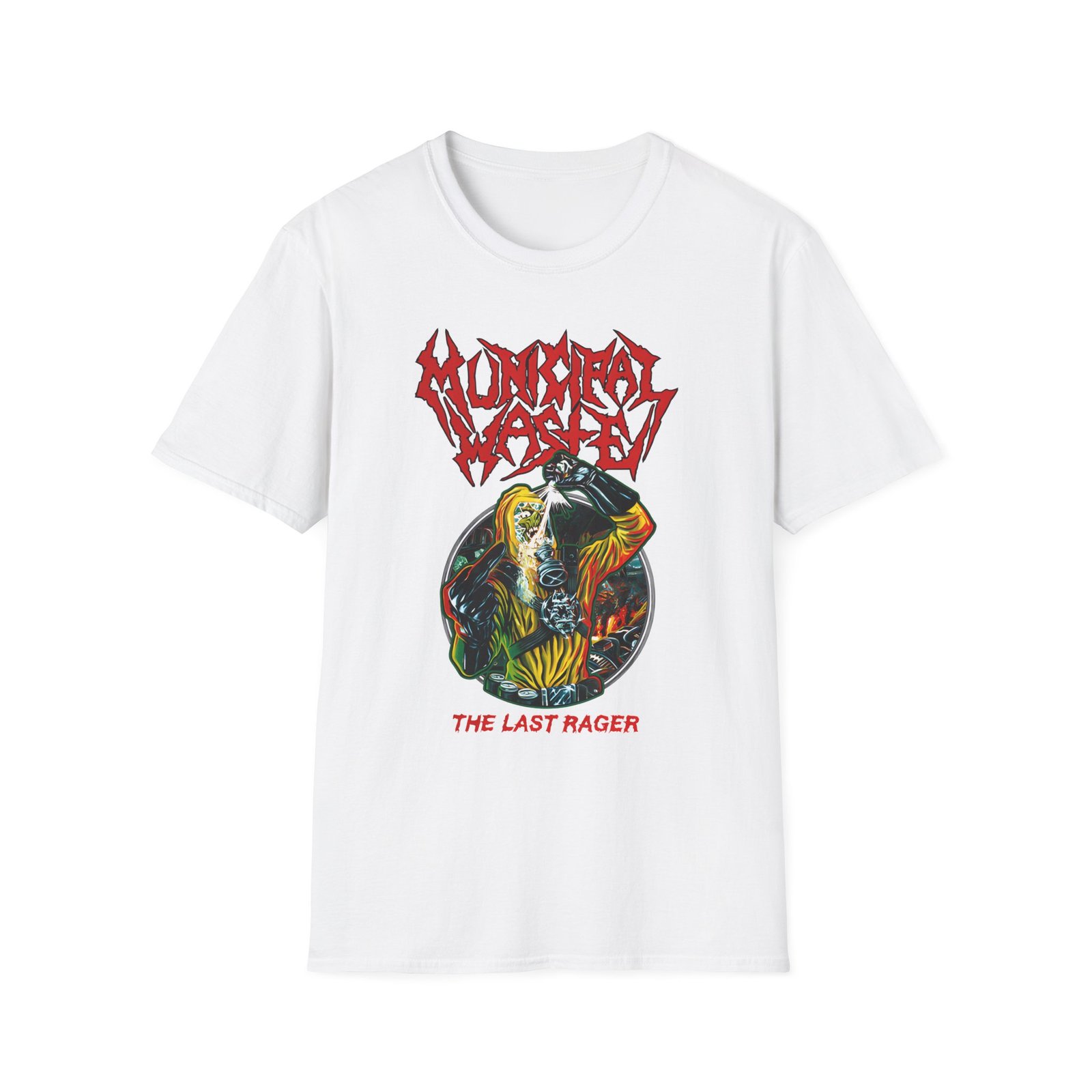 Municipal Waste the Last Rager Unisex Softstyle T-Shirt