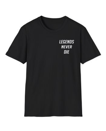 Teeqo Legends Never Die Unisex Softstyle T-Shirt