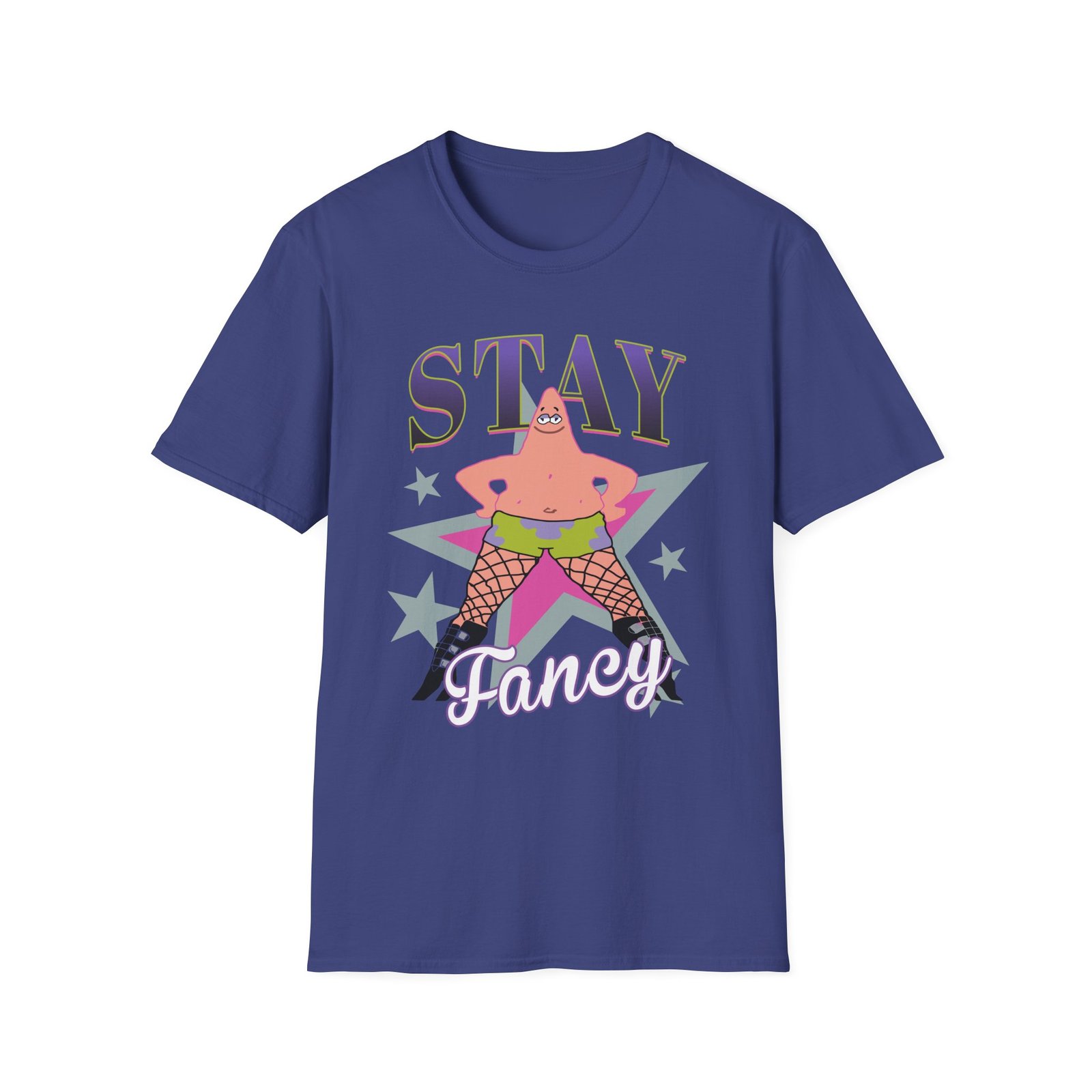 Spongebob Stay Fancy Unisex Softstyle T-Shirt