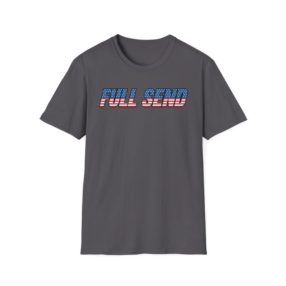 Full Send Usa Logo Unisex Softstyle T-Shirt