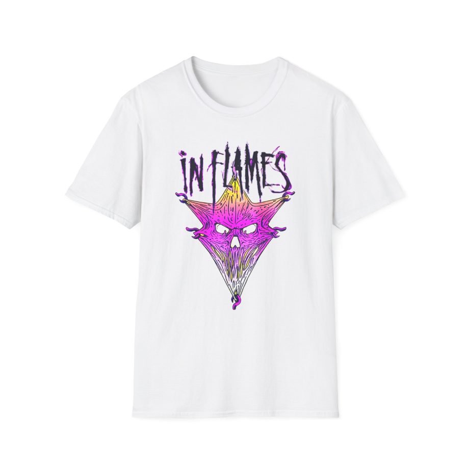 In Flames Pierced Jester Unisex Softstyle T-Shirt