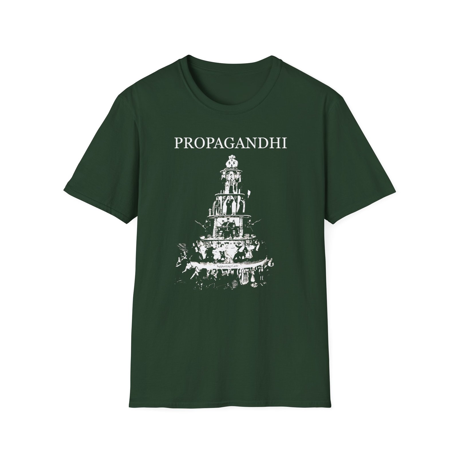 Propagandhi Pyramid Of Capitalism Unisex Softstyle T-Shirt