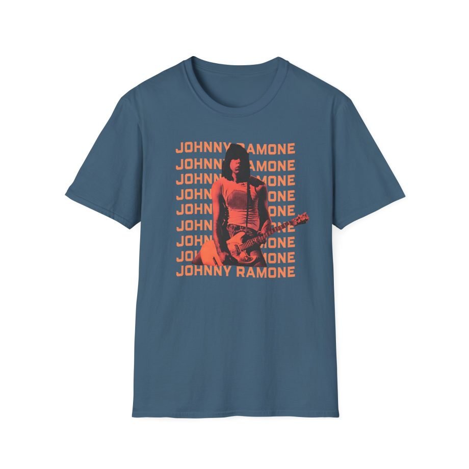 Johnny Ramone Repeat Unisex Softstyle T-Shirt