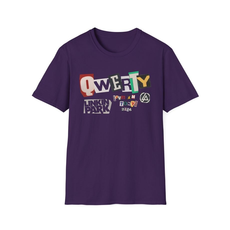 Linkin Park Qwerty Ransom Note Unisex Softstyle T-Shirt