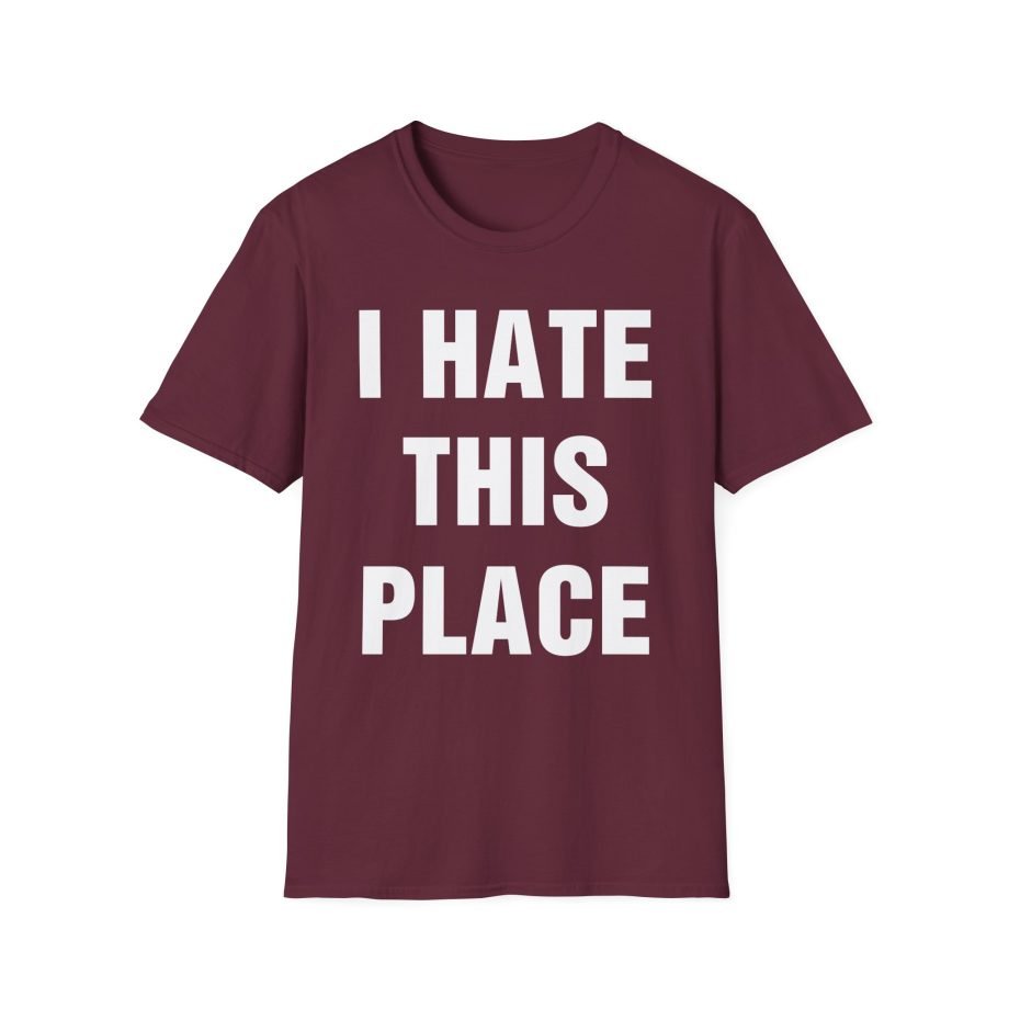 Hot Water Music I Hate This Place Unisex Softstyle T-Shirt