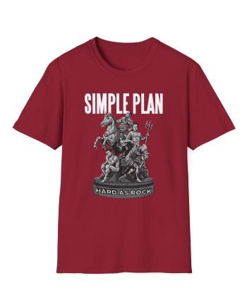 Simple Plan Hard as Rock Unisex Softstyle T-Shirt