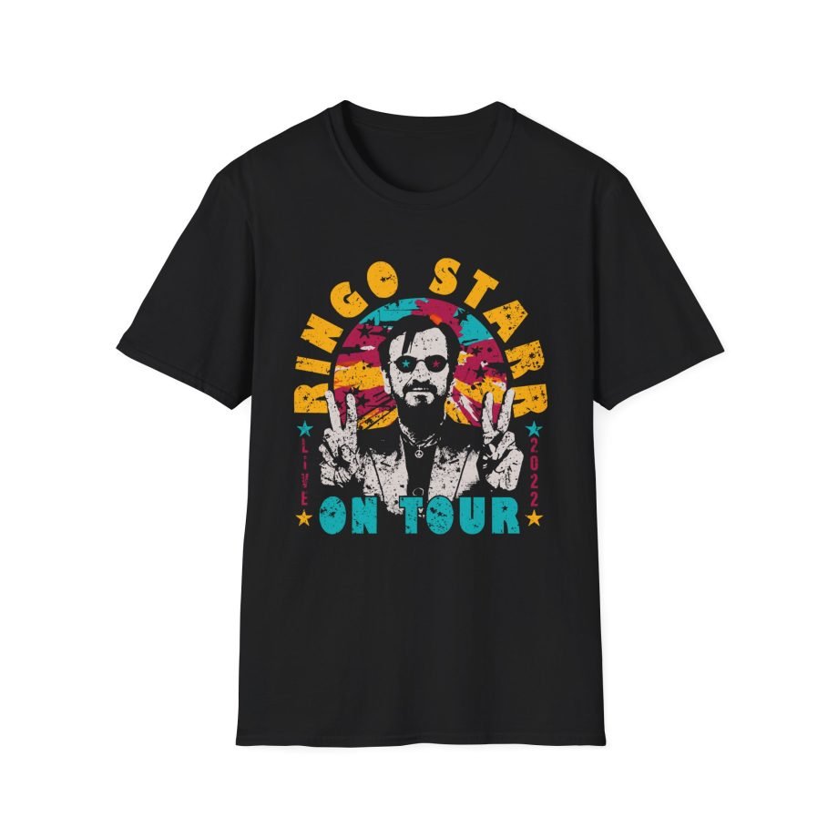 Ringo Starr Ringo on Tour Photo Unisex Softstyle T-Shirt