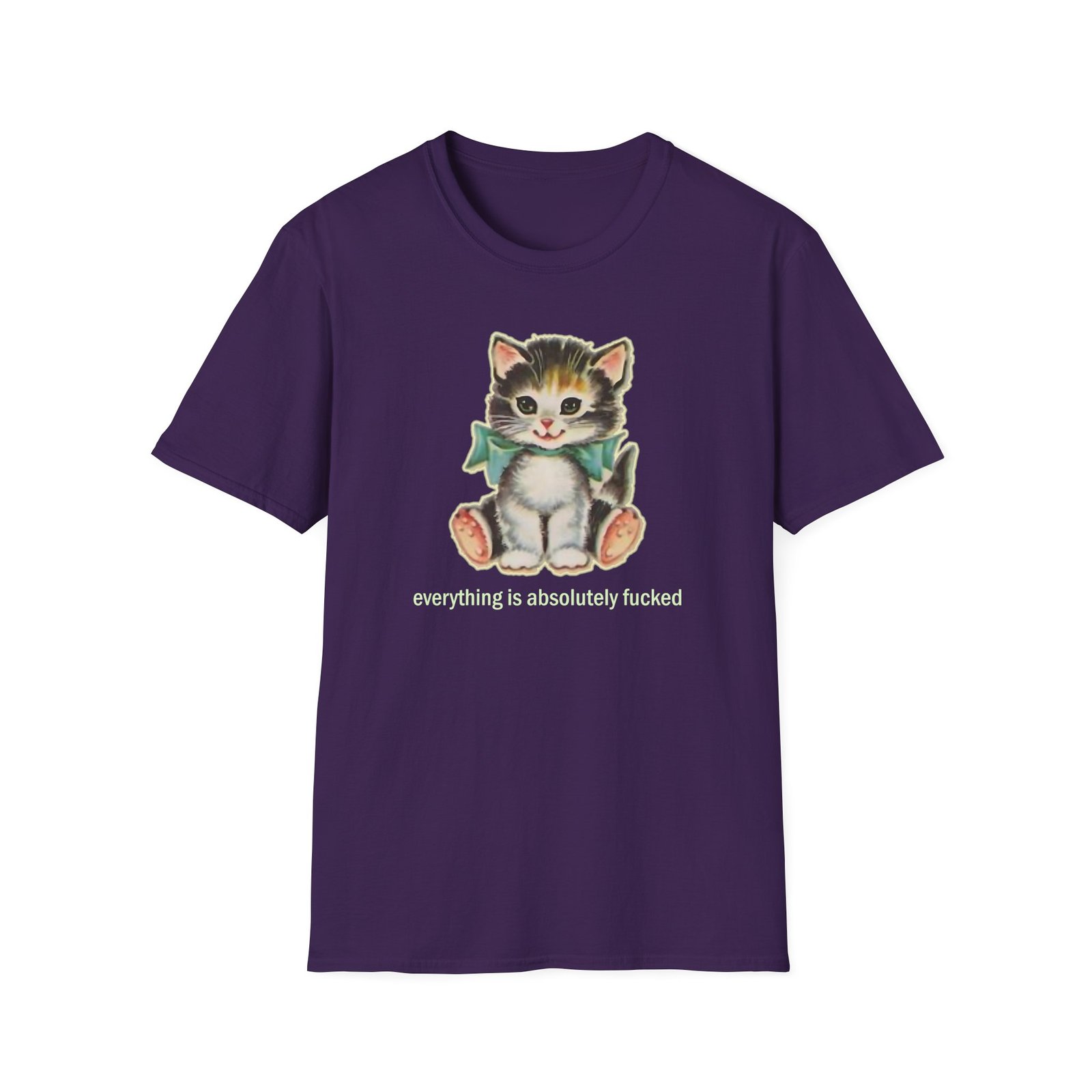 Paleface Cursed Cat Unisex Softstyle T-Shirt