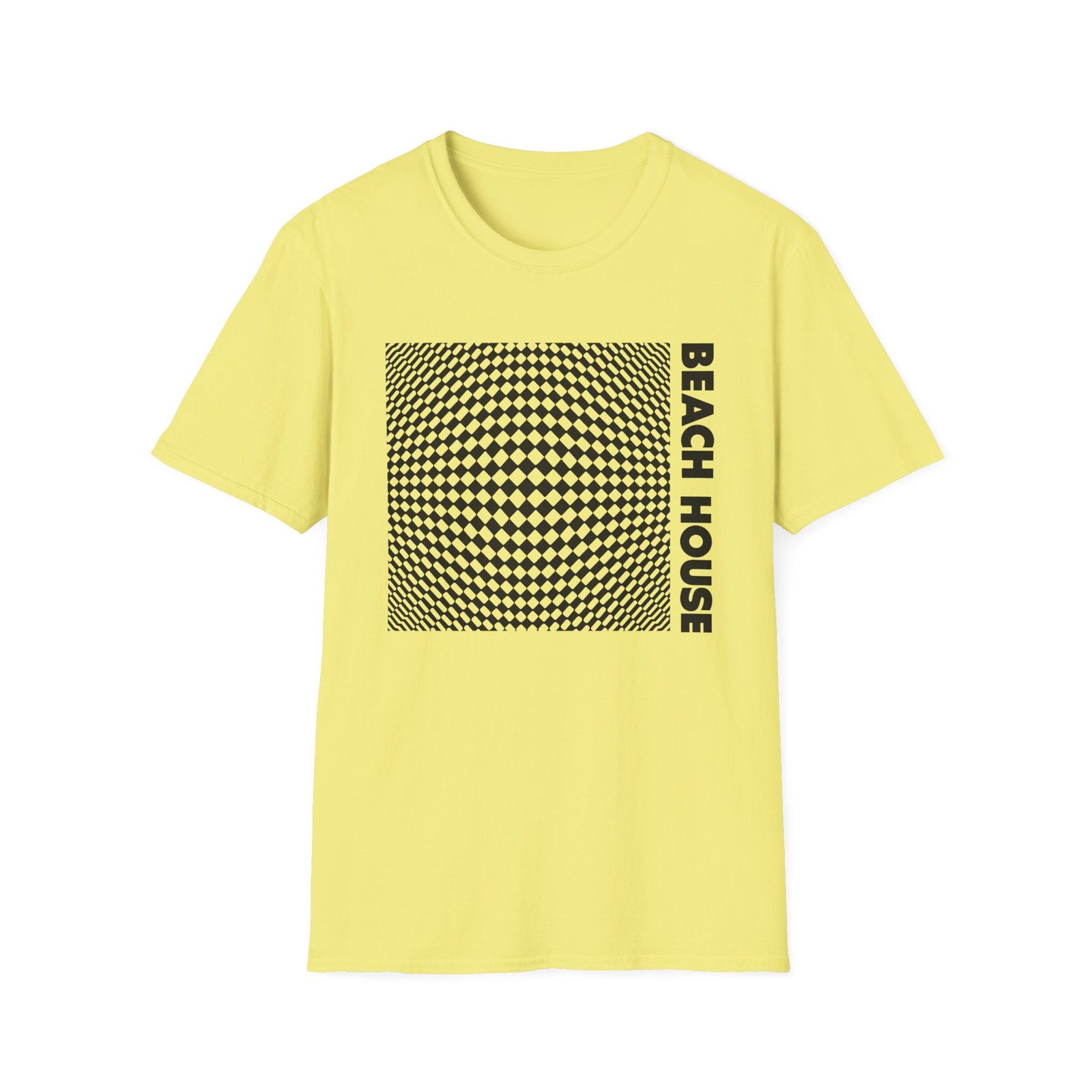 Beach House 7 Op Art Unisex Softstyle T-Shirt