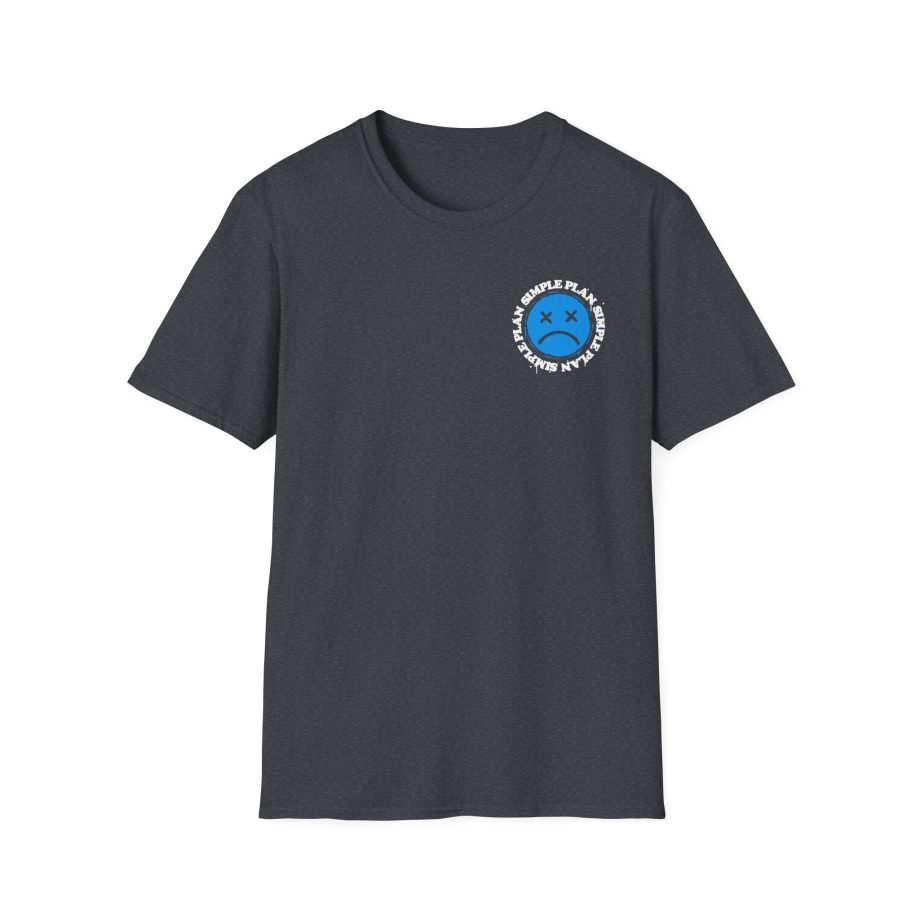 Simple Plan Sad Face Unisex Softstyle T-Shirt
