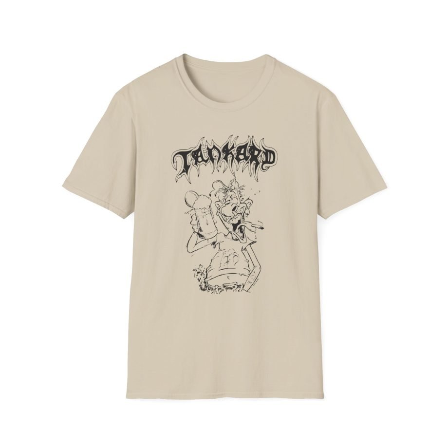Tankard Freibier Für Alle , Sonst Gibts Krawalle Unisex Softstyle T-Shirt