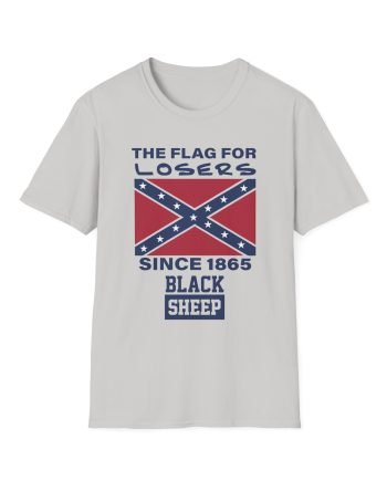 Black Sheep the Flag for Looser Unisex Softstyle T-Shirt