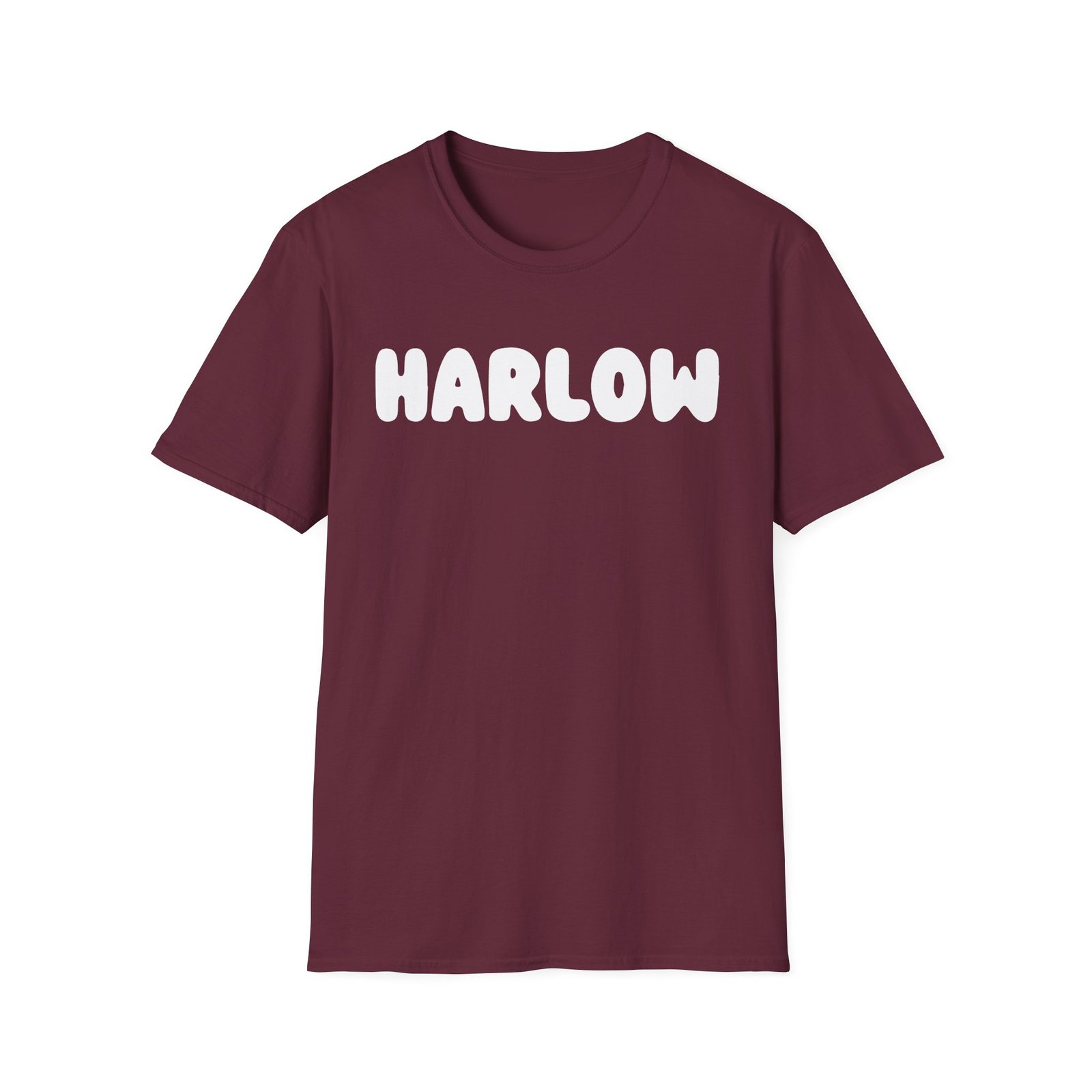Harlow and Popcorn Unisex Softstyle T-Shirt