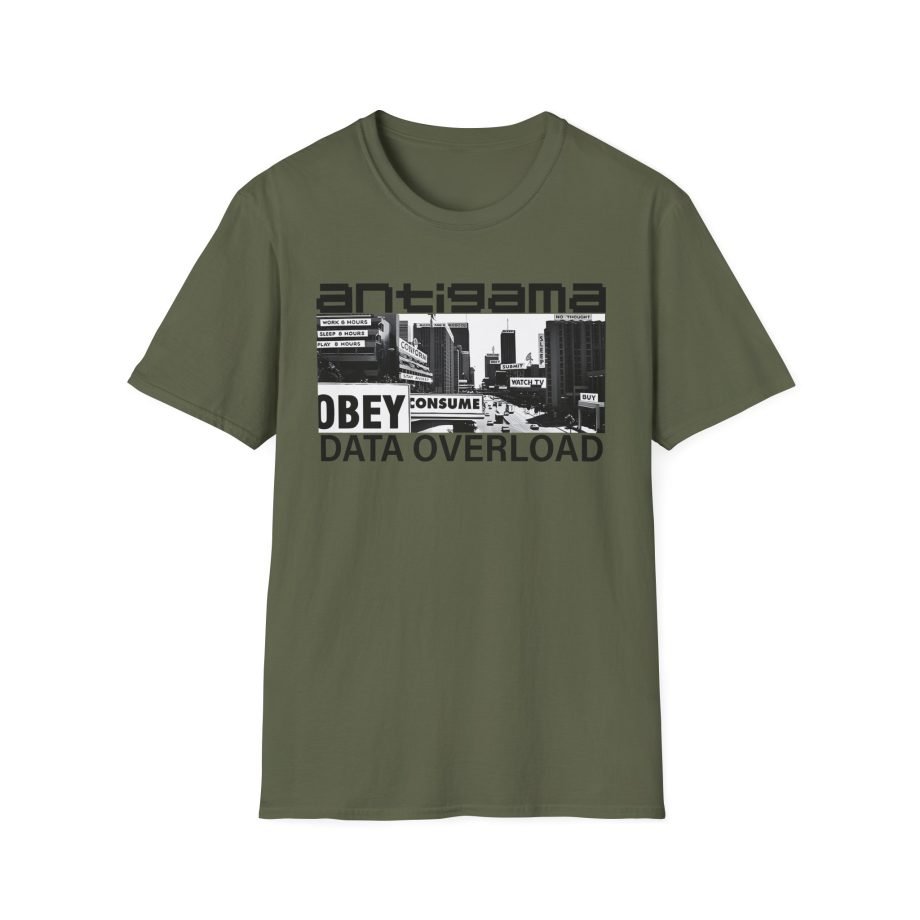 Antigama Data Overload Unisex Softstyle T-Shirt