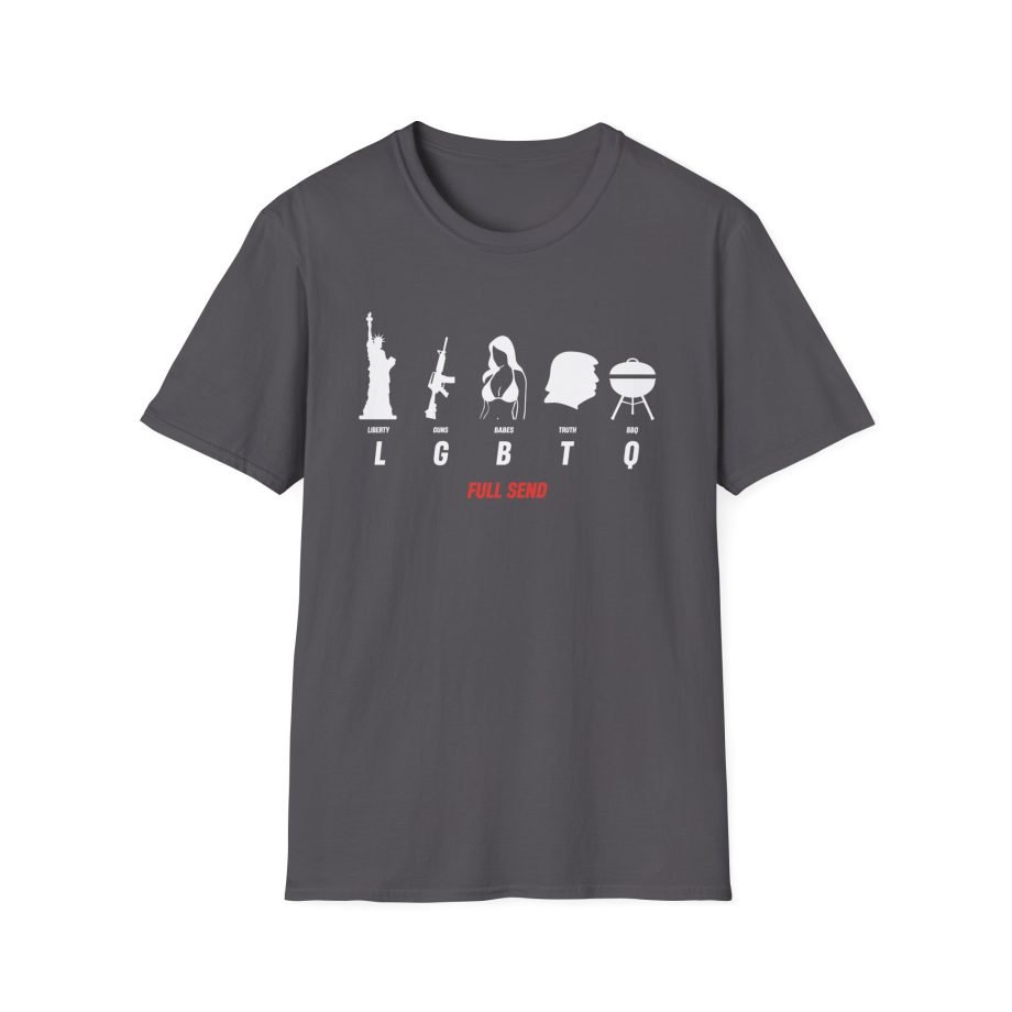 Full Send LGBTQ Unisex Softstyle T-Shirt