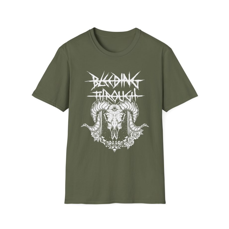 Bleeding Through Goat Skull Unisex Softstyle T-Shirt