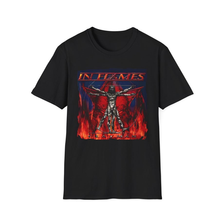 In Flames Clayman Album Art Unisex Softstyle T-Shirt