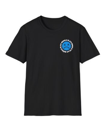 Simple Plan Sad Face Unisex Softstyle T-Shirt