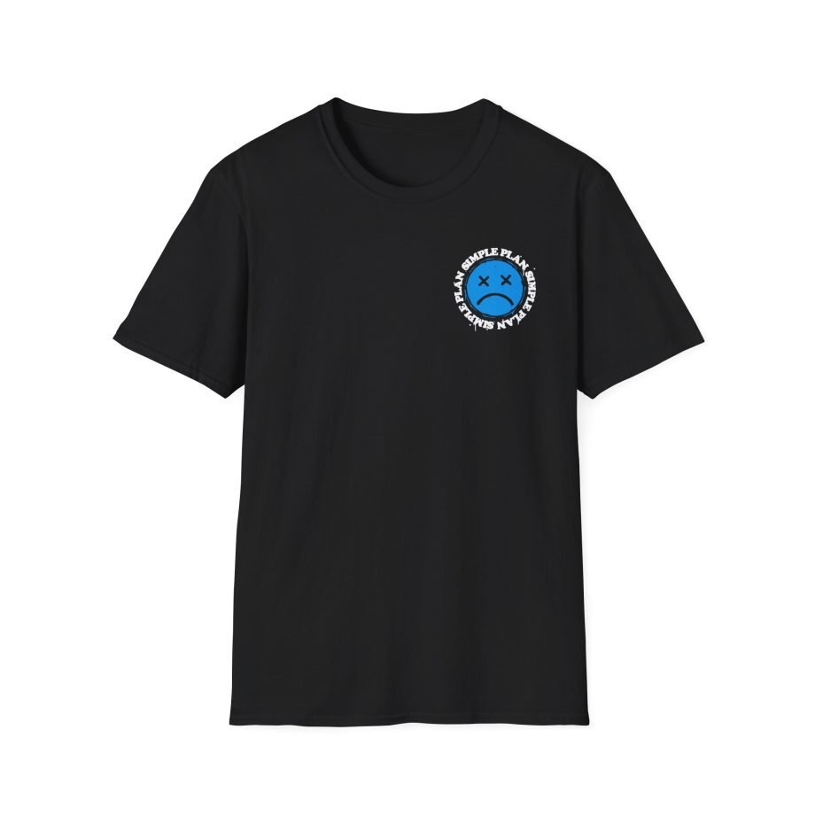 Simple Plan Sad Face Unisex Softstyle T-Shirt