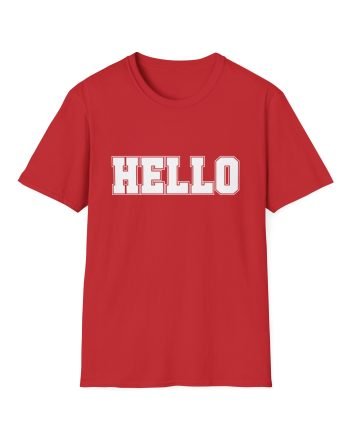 Shubble hello Unisex Softstyle T-Shirt