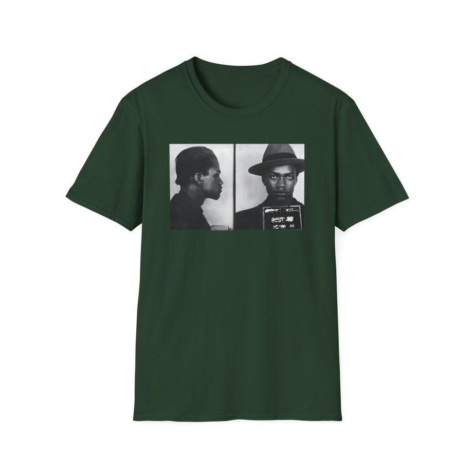 Malcolm X Mugshot Unisex Softstyle T-Shirt,