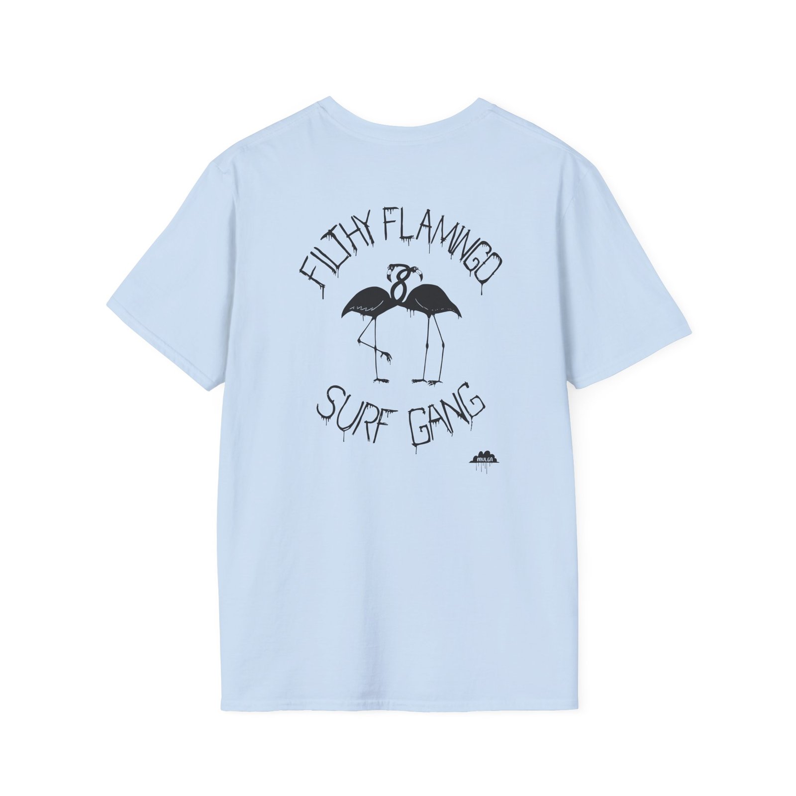 Surf Gang Filthy Flamingo Unisex Softstyle T-Shirt