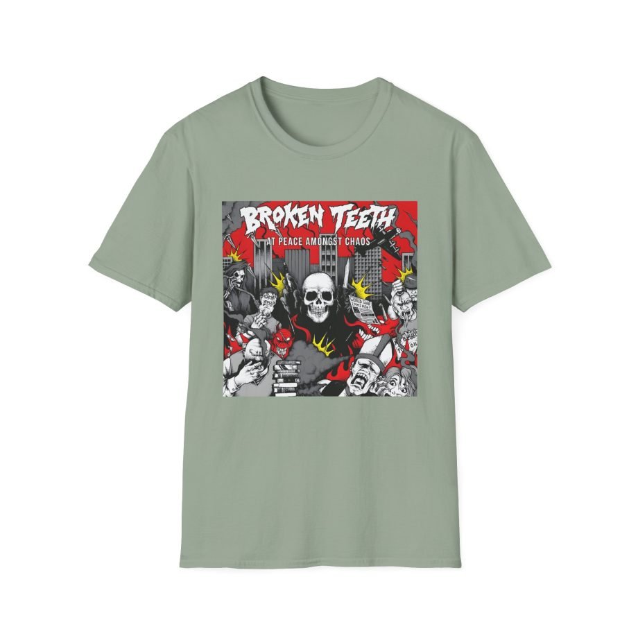 Broken Teeth at Peace Amongst Chaos Unisex Softstyle T-Shirt