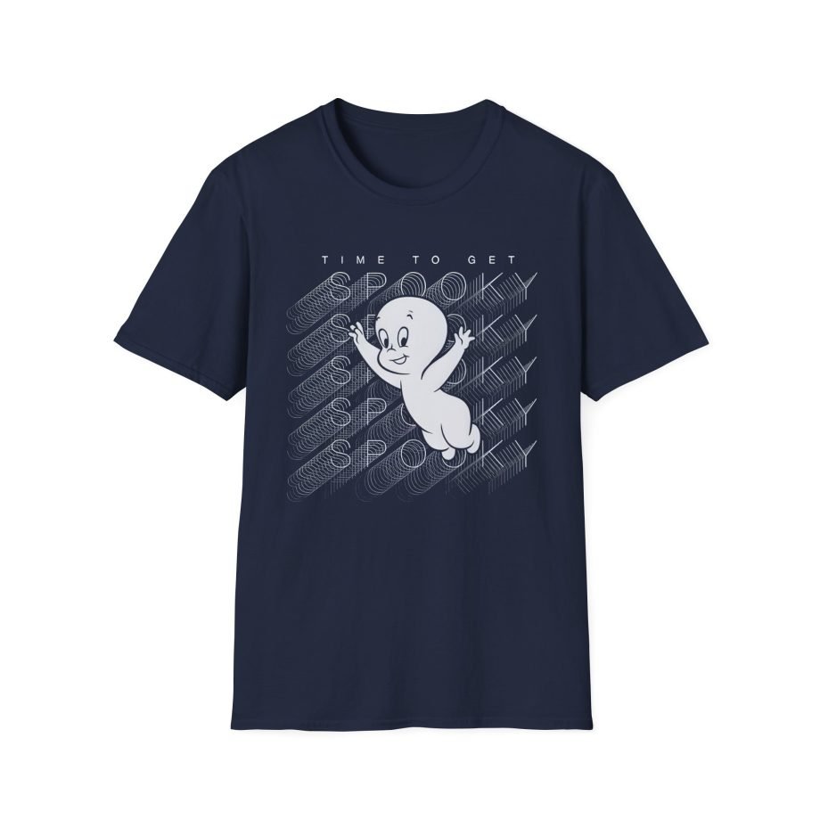 Casper the Friendly Ghost Virtual Raver Spooky Time Unisex Softstyle T-Shirt