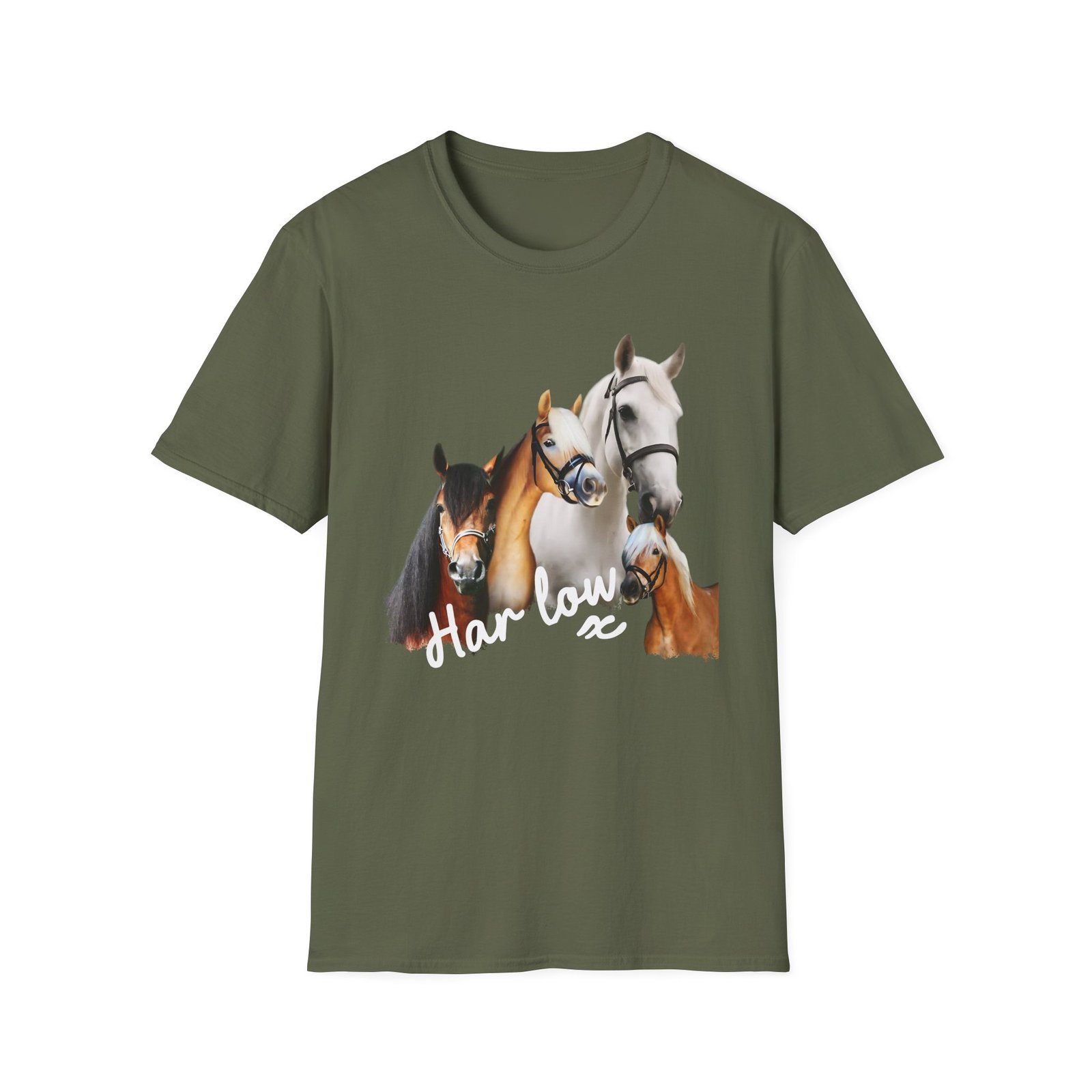 Harlow and Popcorn Unisex Softstyle T-Shirt
