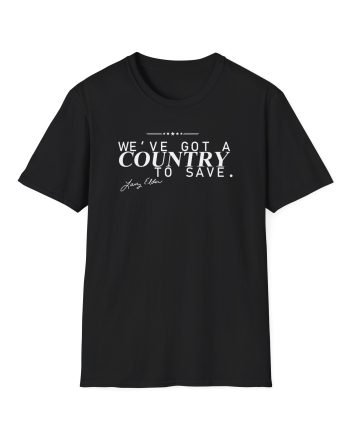 Larry Elder Our Country unisex softstyle t-shirt