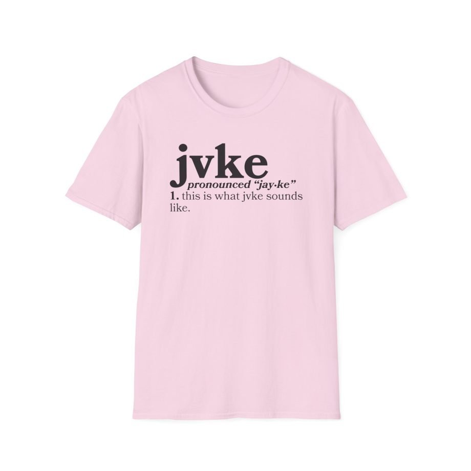 Jvke Pronunciation Unisex Softstyle T-Shirt