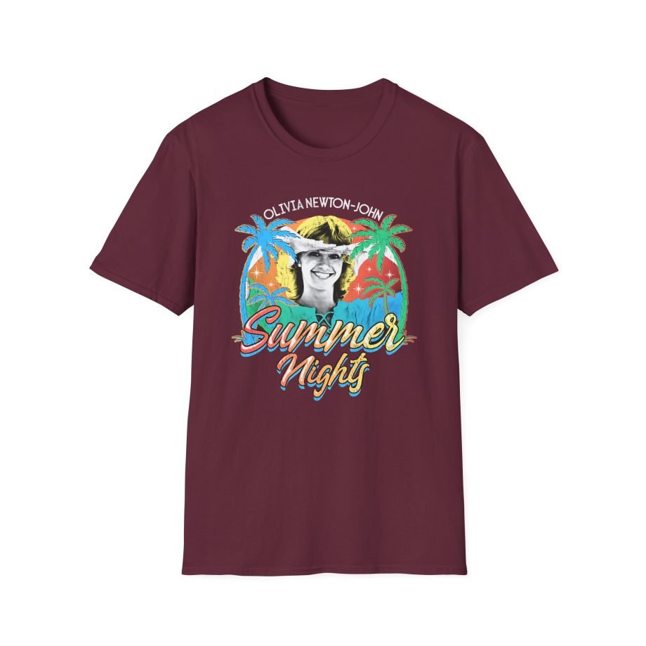 Olivia Newton John Summer Nights Unisex Softstyle T-Shirt