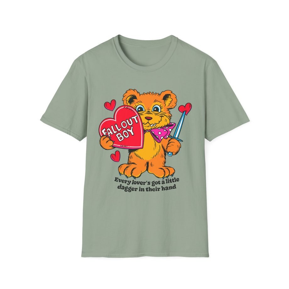 Fall Out Boy Dagger Teddy Unisex Softstyle T-Shirt