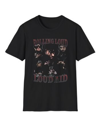 Rolling Loud LA 25 Loud Aid Unisex Softstyle T-Shirt