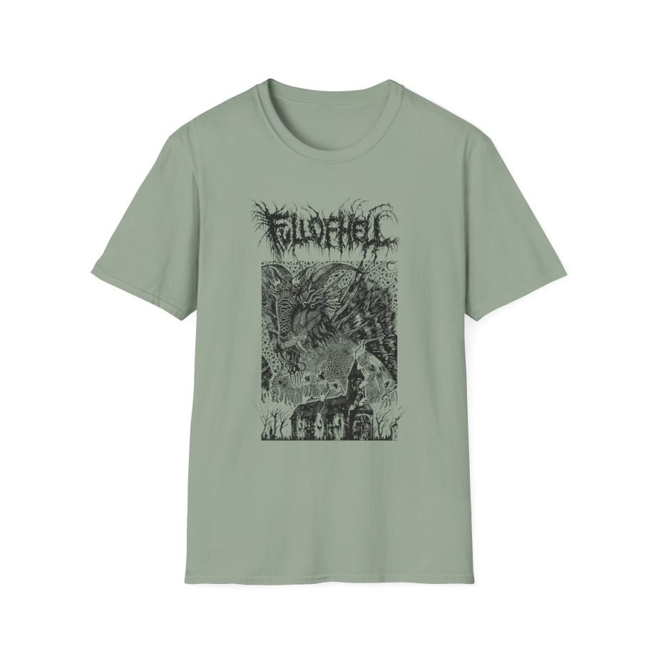 Full of Hell Purple Goat Church Unisex Softstyle T-Shirt