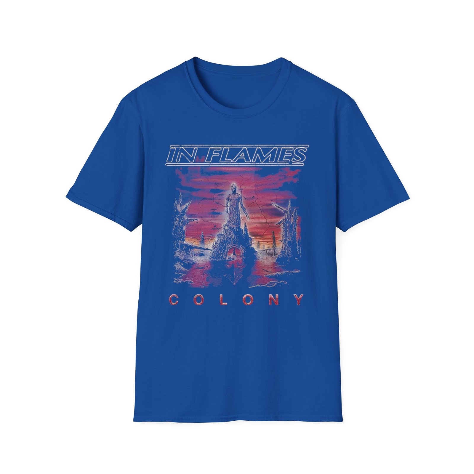 In Flames Colony Unisex Softstyle T-Shirt