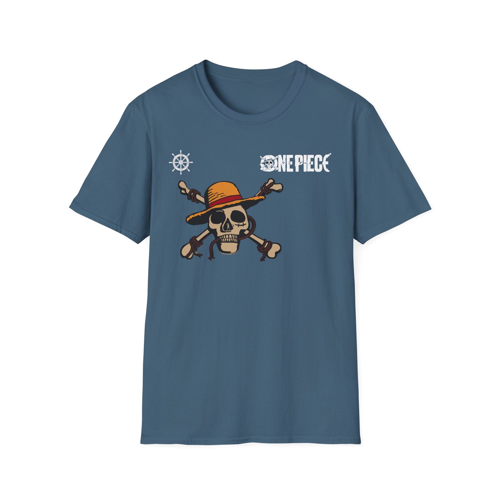 One Piece Straw Hat Pirates Unisex Softstyle T-Shirt