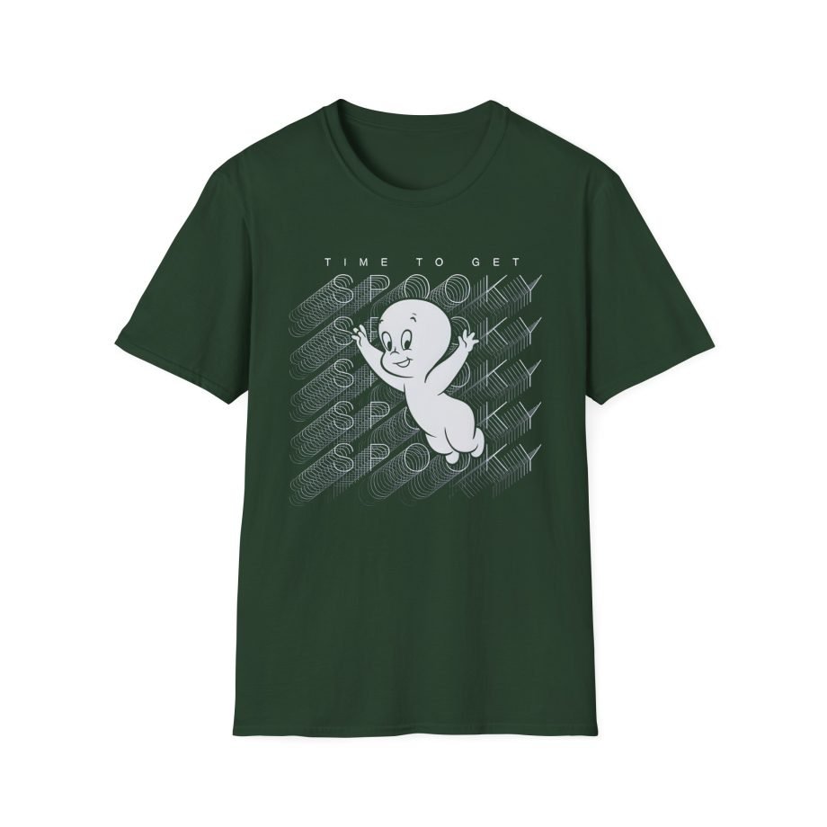 Casper the Friendly Ghost Virtual Raver Spooky Time Unisex Softstyle T-Shirt