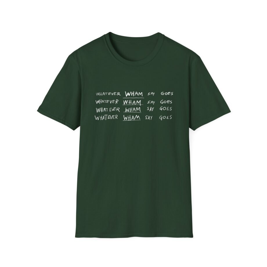Lil Baby Whatever Wham Say Goes Unisex Softstyle T-Shirt