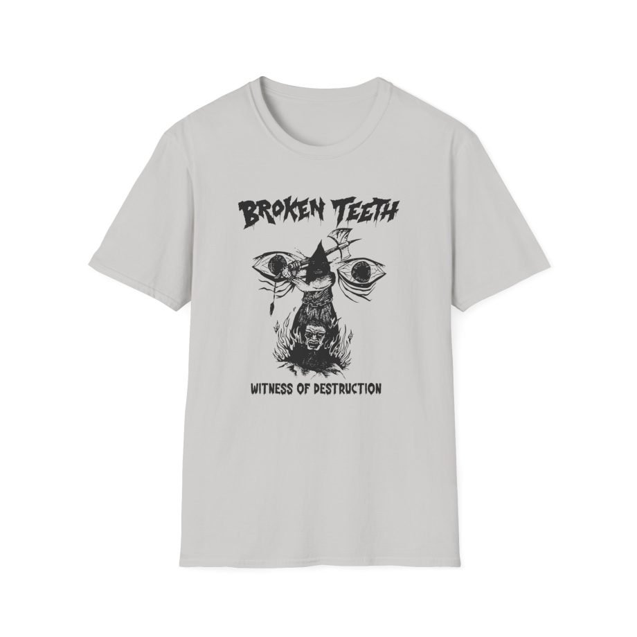 Broken Teeth Witness the Destruction Unisex Softstyle T-Shirt