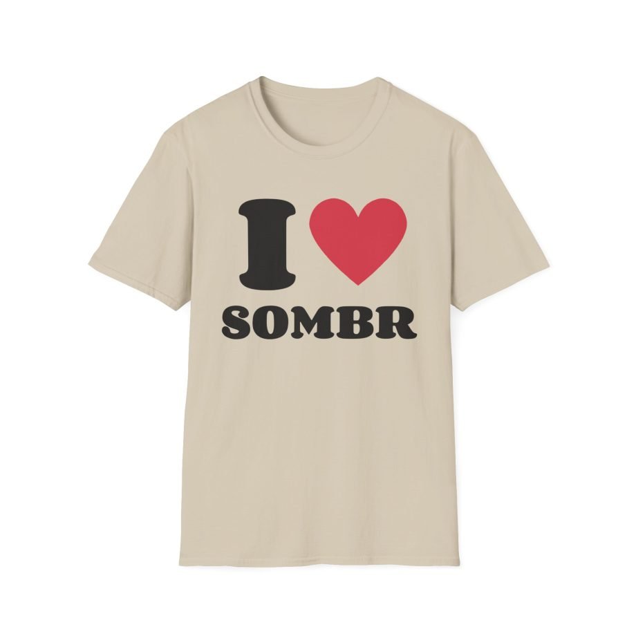 I Love Sombr Unisex Softstyle T-Shirt